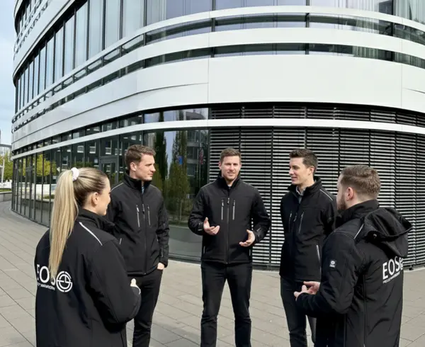 Reinigungsunternhemen in der Besprechung